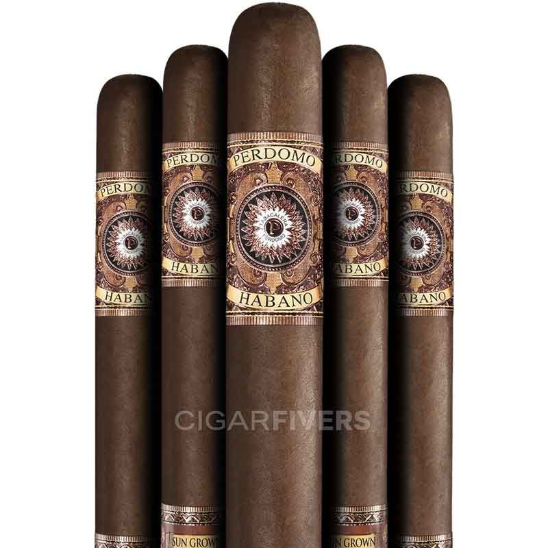 Perdomo Habano Bourbon Barrel-Aged Sun Grown Epicure (pk/5)
