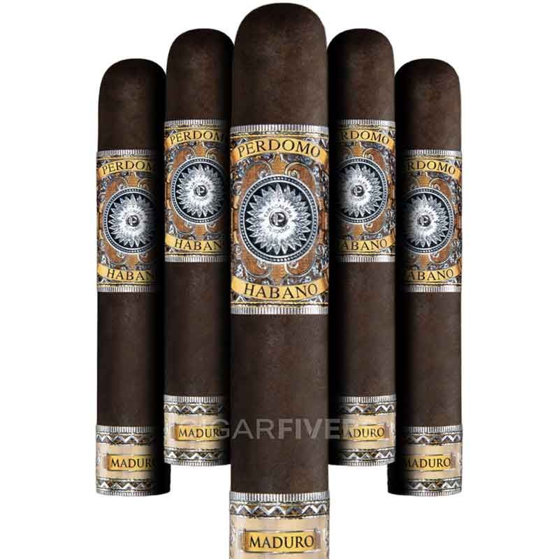 Perdomo Habano Bourbon Barrel-Aged Maduro Robusto (pk/5)