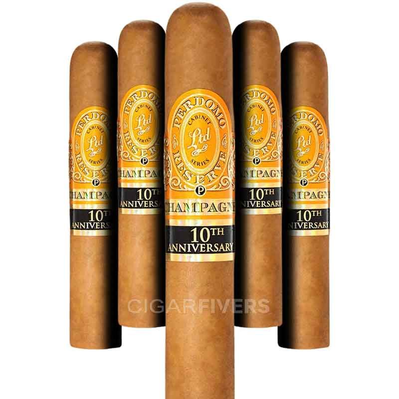Perdomo Reserve 10th Anniv. Champagne Robusto (pk/5)