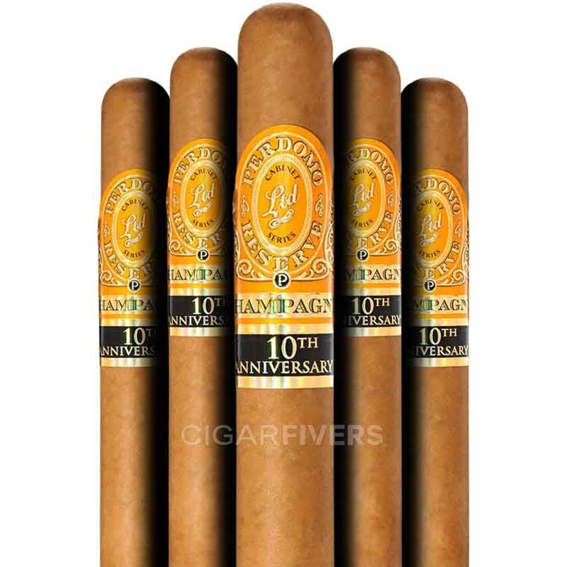 Perdomo Reserve 10th Anniv. Champagne Epicure (pk/5)