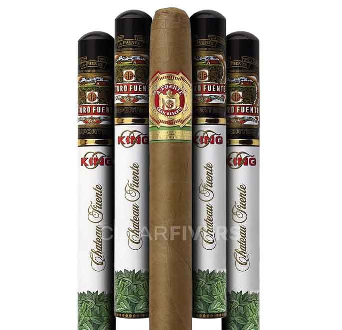Arturo Fuente Chateau Fuente Series Sun Grown King T Tubes (pk/5)