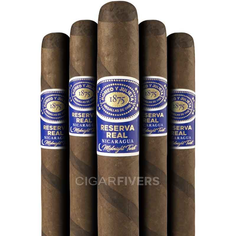 Romeo y Julieta Reserva Real Nicaragua Midnight Twist Twisted Toro (pk/5)
