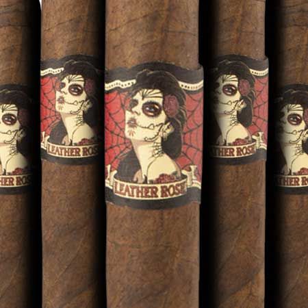 Deadwood Tobacco Leather Rose by Drew Estate Leather Rose Torpedo (bx/24)
