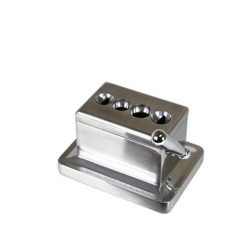 Tabletop Quad Cigar Cutter STAINLESS STEEL TABLETOP