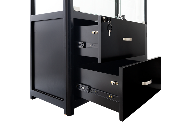 Humidor Supreme® Large Merchandise Display, WD-450 Black