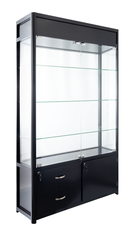 Humidor Supreme® Large Merchandise Display, WD-450 Black