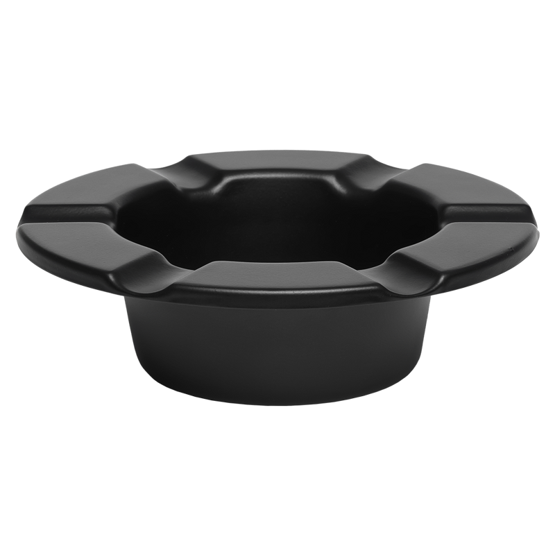 Stinky Cigar® One Piece Ashtray Black Nickel Plated