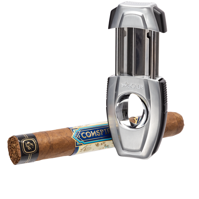 XIKAR® Flip Dual Cigar Cutter Black & Bronze