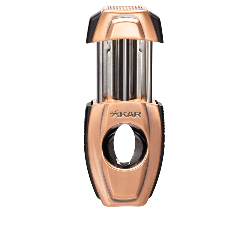 XIKAR® Flip Dual Cigar Cutter Black & Bronze