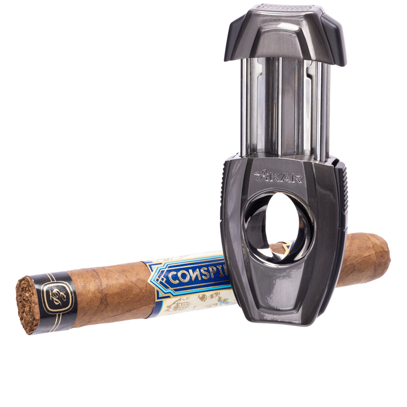 XIKAR® Flip Dual Cigar Cutter Black & Bronze