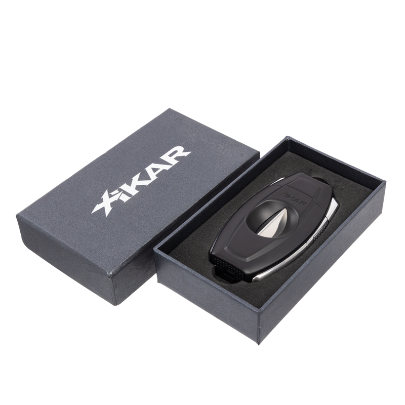 XIKAR® Flip Dual Cigar Cutter Black & Bronze