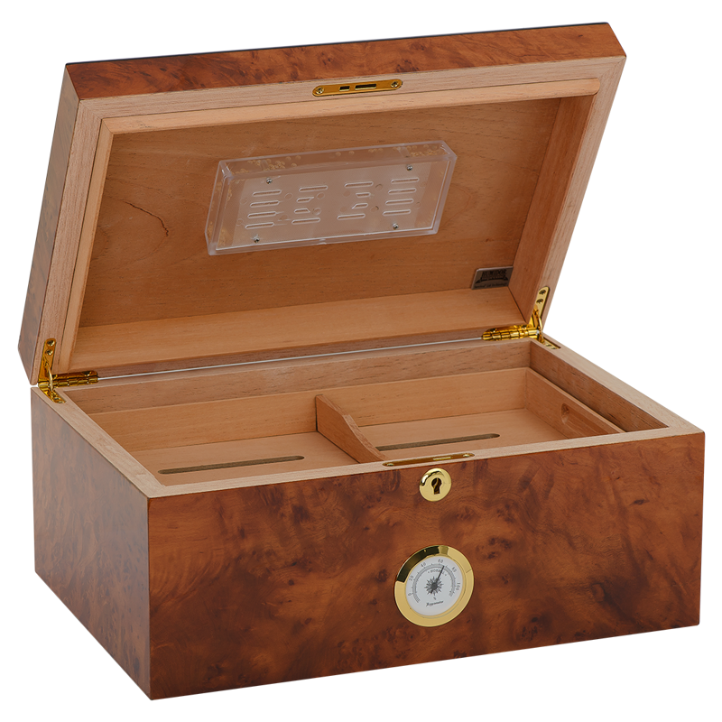Humidor Supreme® Santorini Rustic Burl