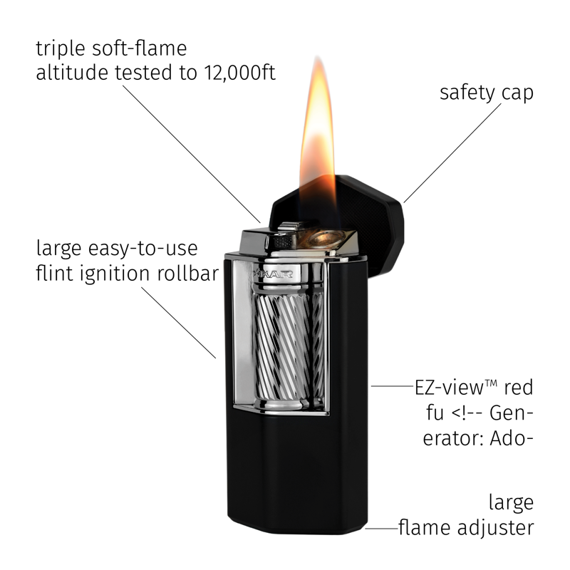 Xikar Meridian Lighter Red