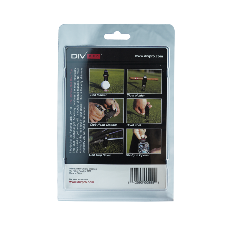 DivPro® Golf Tool & Cigar Holder Black