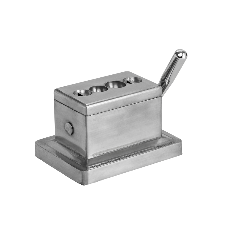 Tabletop Quad Cigar Cutter STAINLESS STEEL TABLETOP