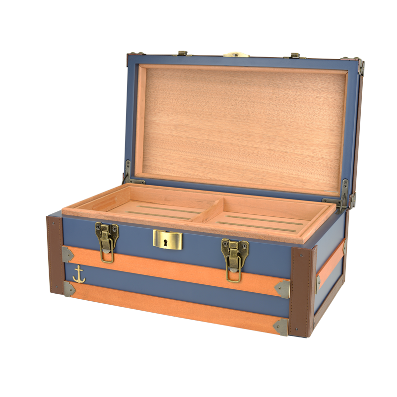 Large Desktop Humidors by Humidor Supreme Airforce Print LARGE HUMIDOR (75CT+)