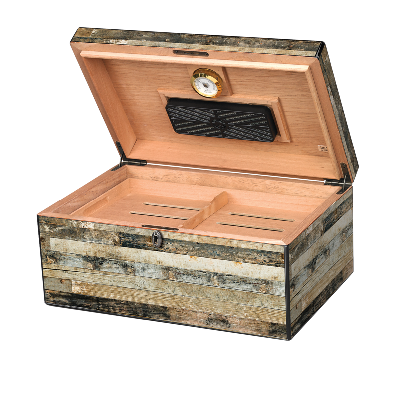 Large Desktop Humidors by Humidor Supreme Airforce Print LARGE HUMIDOR (75CT+)