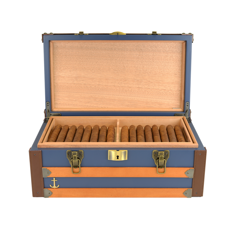 Large Desktop Humidors by Humidor Supreme Airforce Print LARGE HUMIDOR (75CT+)