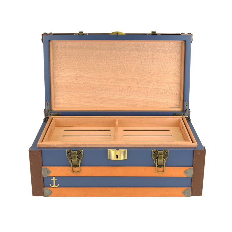 Large Desktop Humidors by Humidor Supreme Airforce Print LARGE HUMIDOR (75CT+)
