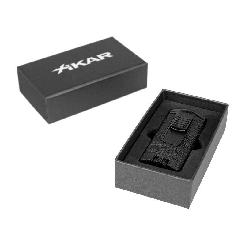 Xikar Tactical Triple Flame Lighter Black TRIPLE