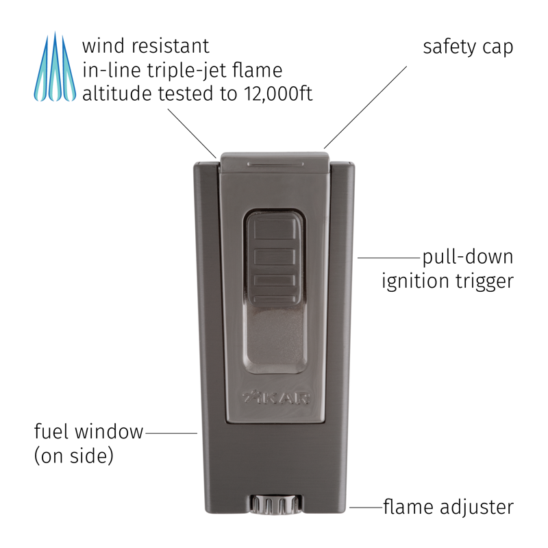 Xikar Trezo Lighter G2 TRIPLE
