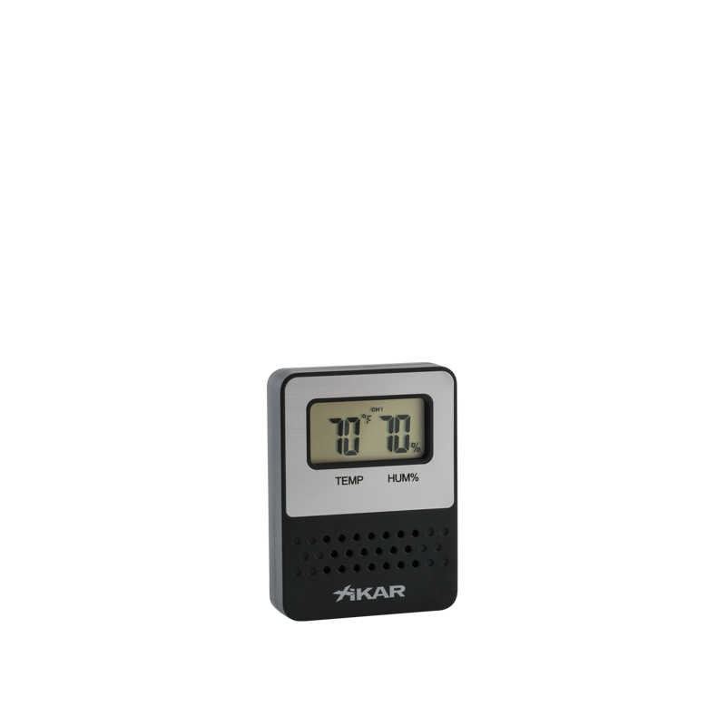 XIKAR® Wireless Hygrometer Remote Sensor Black