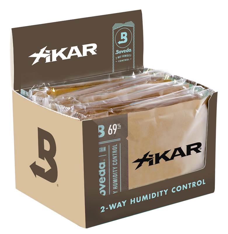 XIKAR/BOVEDA TWO-WAY HUMIDITY CONTROL 60G PACKS (RETAIL CUBES) 65pct 60 gram