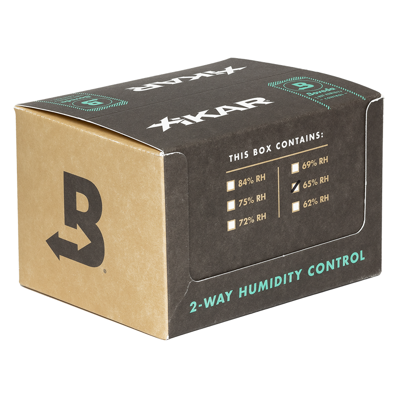 XIKAR/BOVEDA TWO-WAY HUMIDITY CONTROL 60G PACKS (RETAIL CUBES) 65pct 60 gram