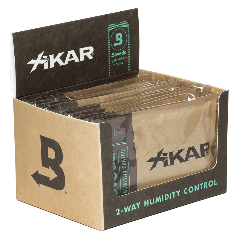 XIKAR/BOVEDA TWO-WAY HUMIDITY CONTROL 60G PACKS (RETAIL CUBES) 65pct 60 gram