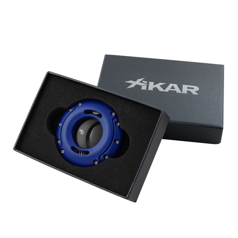 XIKAR® XO Cigar Cutters Blue & Silver