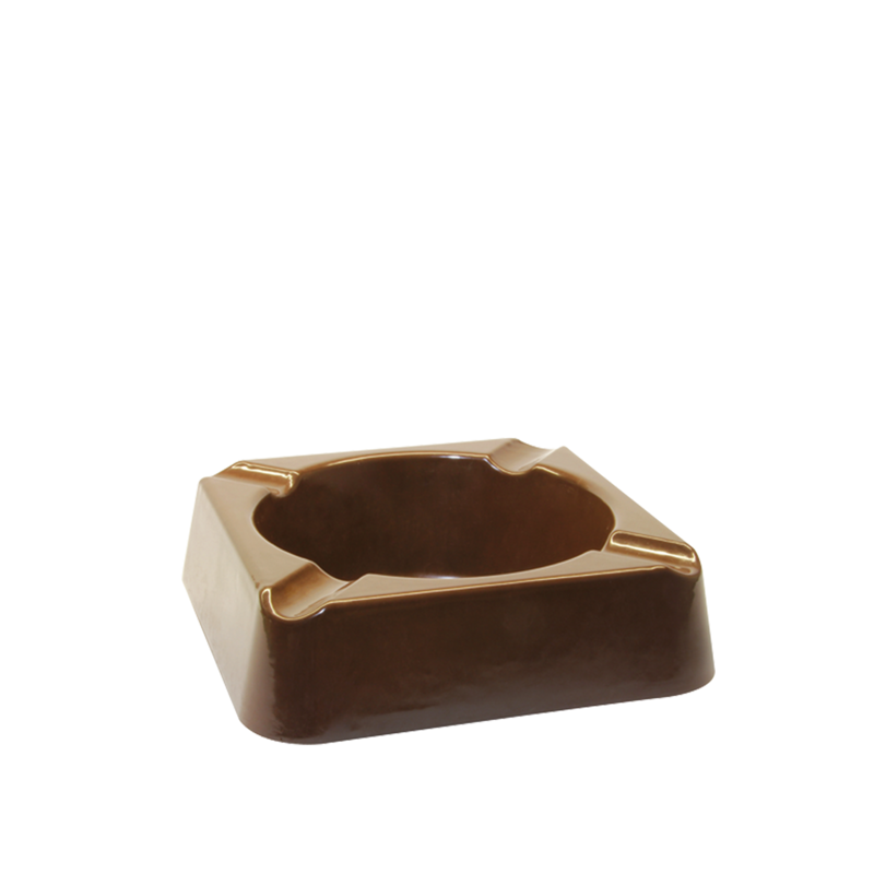 Stinky Cigar Composite Ashtray Black 4 SQUARE
