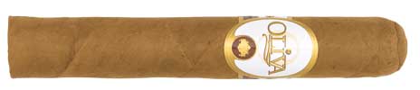 Oliva Connecticut Reserve cigar, 5 x 50 Robusto, white and gold Oliva band