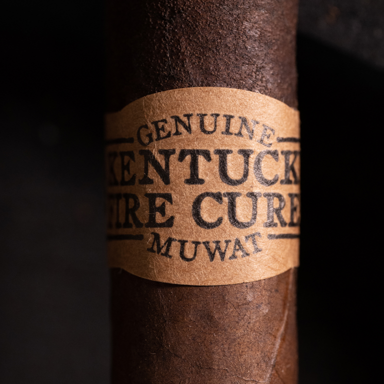 close-up of kentucky fire cured cigar