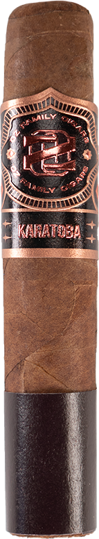 OZ Family Karatoba cigar showing band with 'KARATOBA' text