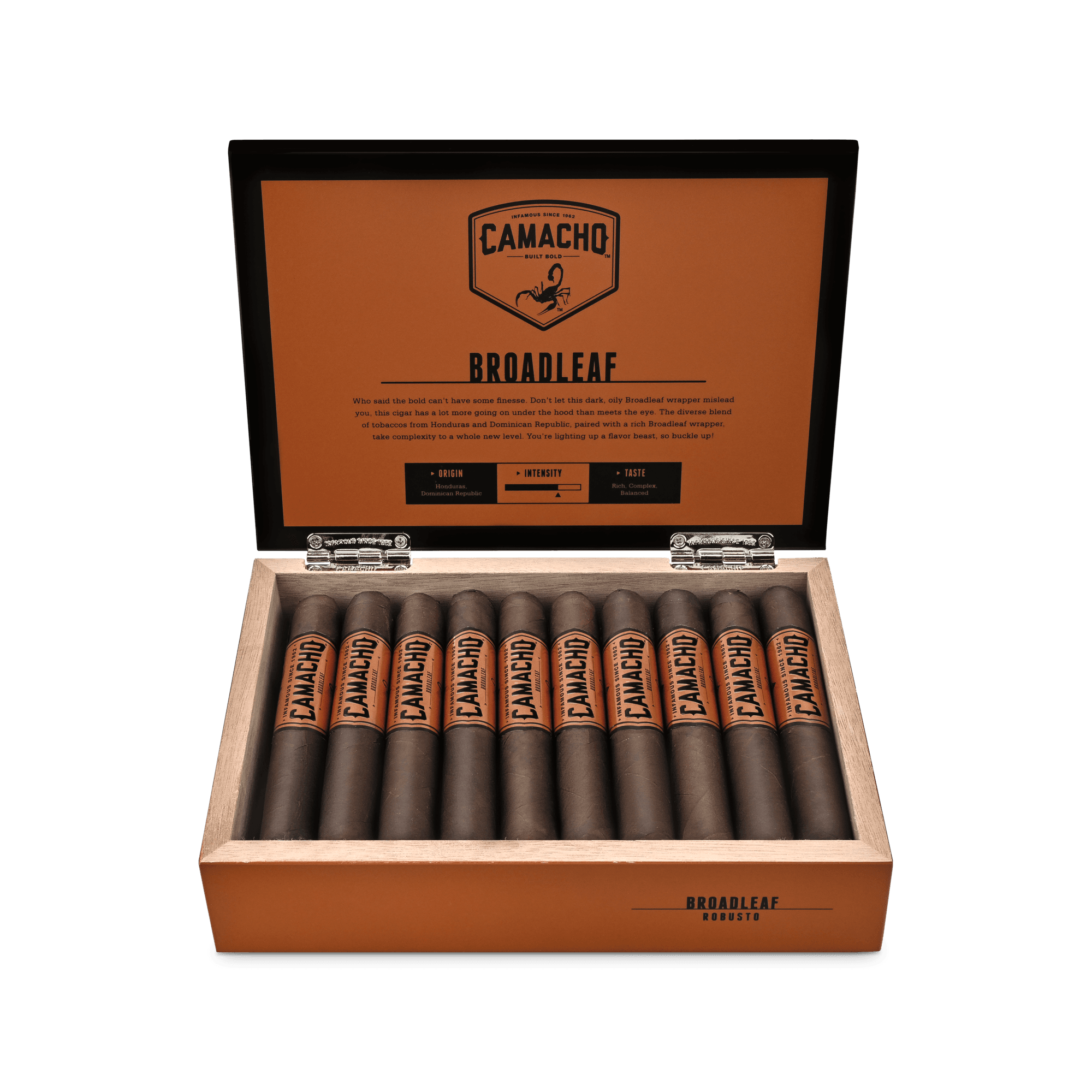 Camacho Broadleaf Robusto Box of 20
