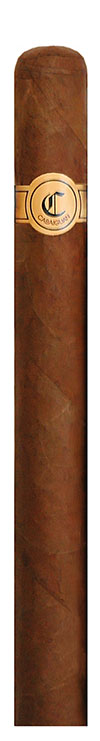 Cabaiguan Imperiales cigar, vertical product shot showing band