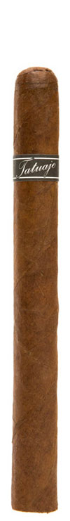 Tatuaje Black Label cigar, Cazadores vitola, black band with 'Tatuaje' script on white background