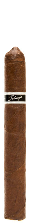 Tatuaje Black Label cigar, Corona Gorda vitola, black band with 'Tatuaje' script on white background
