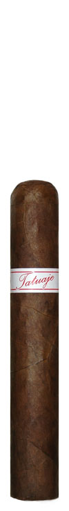 Single Tatuaje cigar with white band on white background