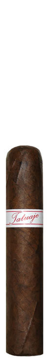 Single Tatuaje cigar with white band on white background