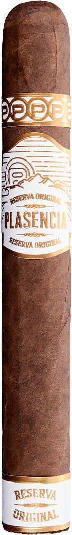 Plasencia Reserva Original cigar showing Plasencia and Reserva Original bands.