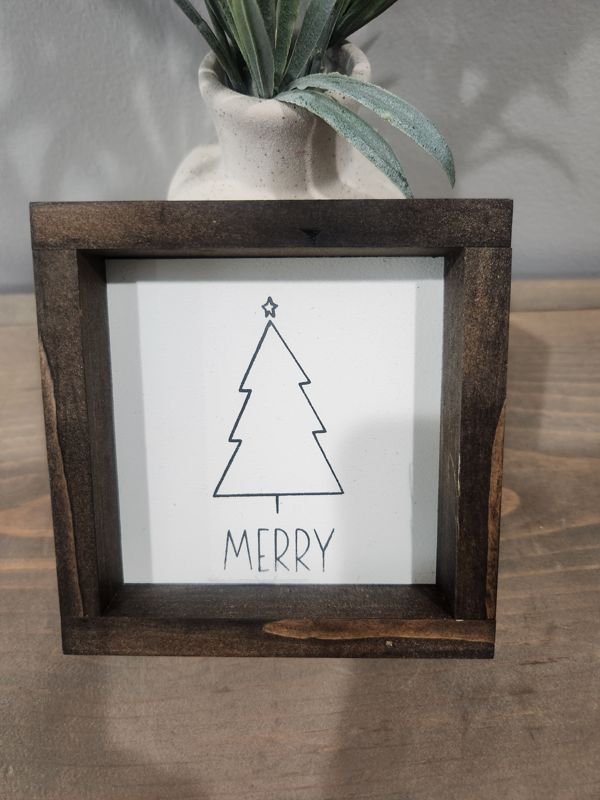 BLACK TREE WITH STAR/ MERRY 4X4