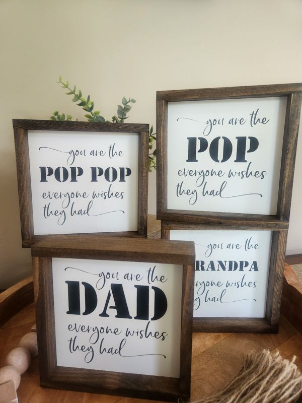 Father, Grandfather Sign