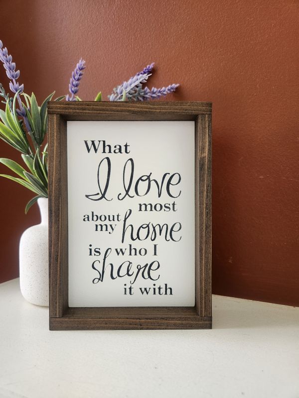 What I Love Most About My Home