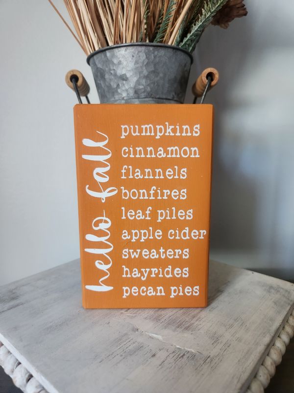Hello Fall (Word Art)