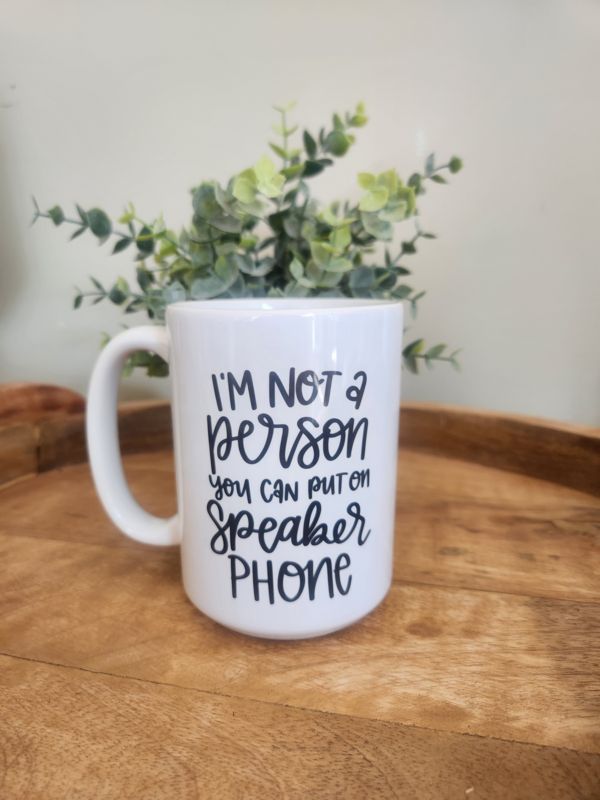 Speakerphone Mug