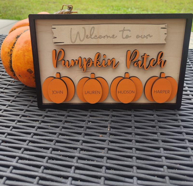 Welcome To Our Pumpkin Patch Sign