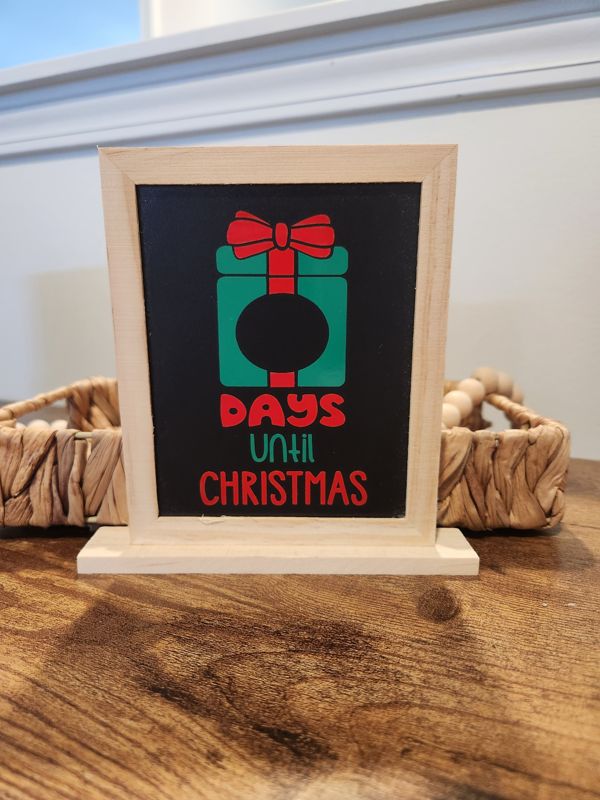 Countdown Until Christmas Chalkboard