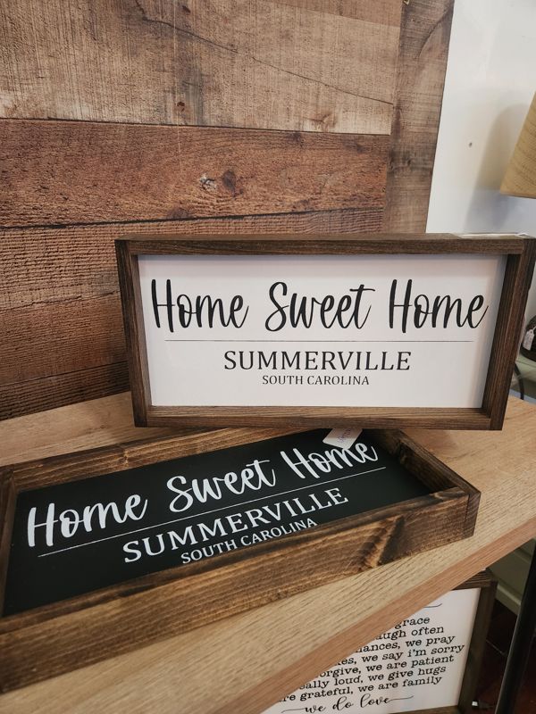 Home Sweet Home City and State Sign - Customized