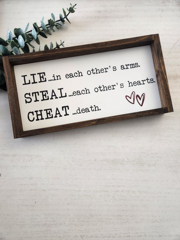 LIFE, STEAL AND CHEAT